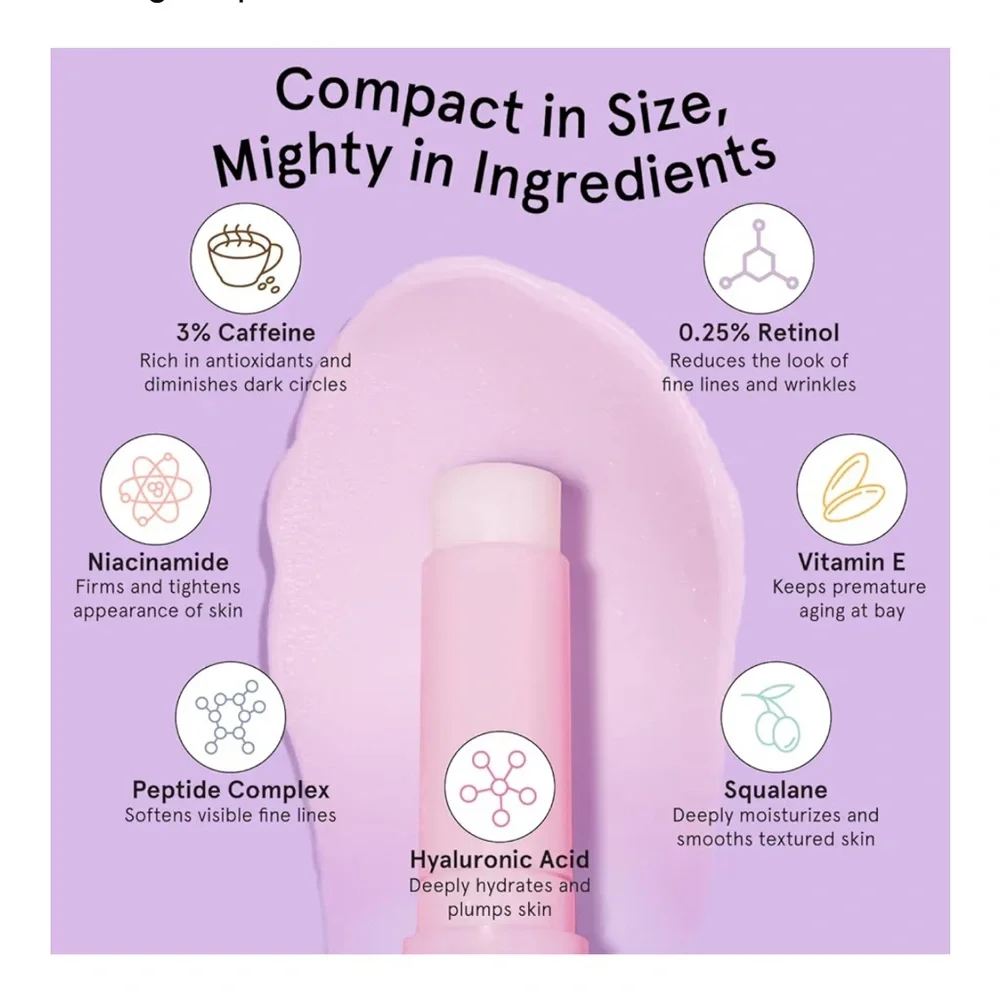 🆕 grace & stella Under Eye Brightener Balm Stick - Travel Size